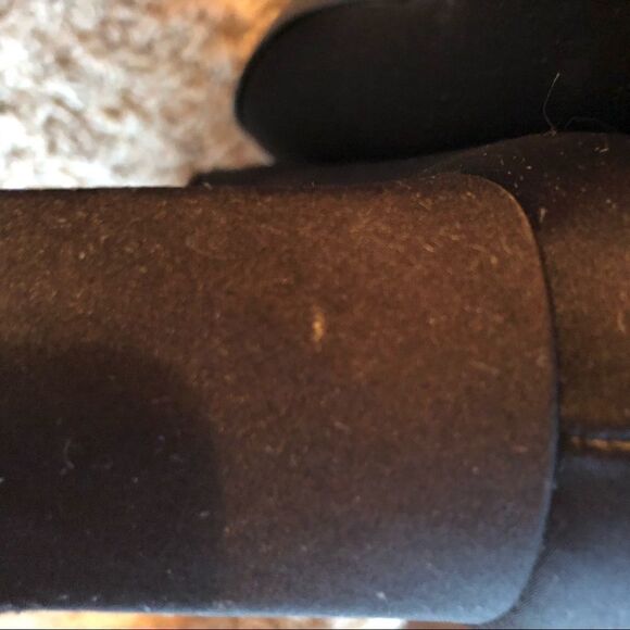 Anne Klein Black Satin Heels - Picture 6 of 11